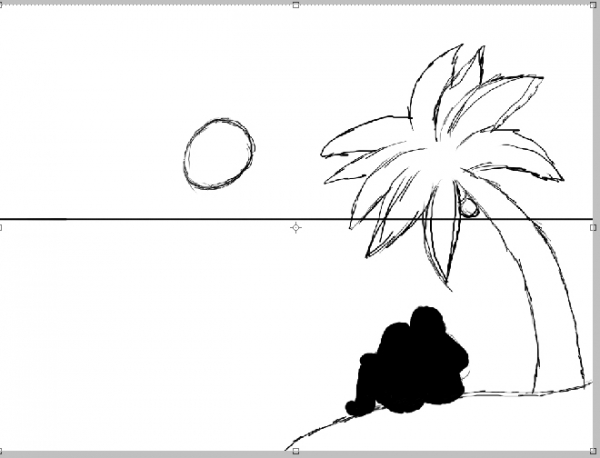 Creation of Love at Sunrise: Step 6